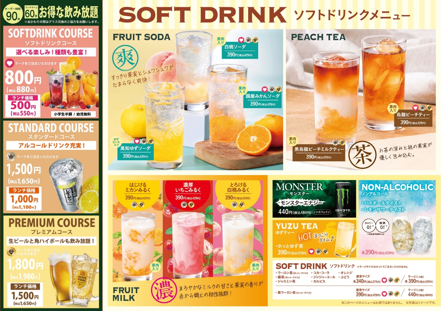 三島　ソフトドリンク